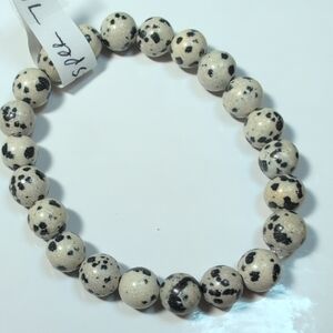 Dalmation Jasper Stretch Bracelet